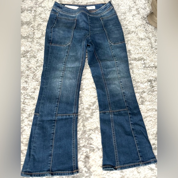 ‼️RARE‼️🎸Pilcro+The Letterpress🎸🔥NWT🔥Utility High-Rise Cropped Bootcut Pants—26 - Picture 9 of 16